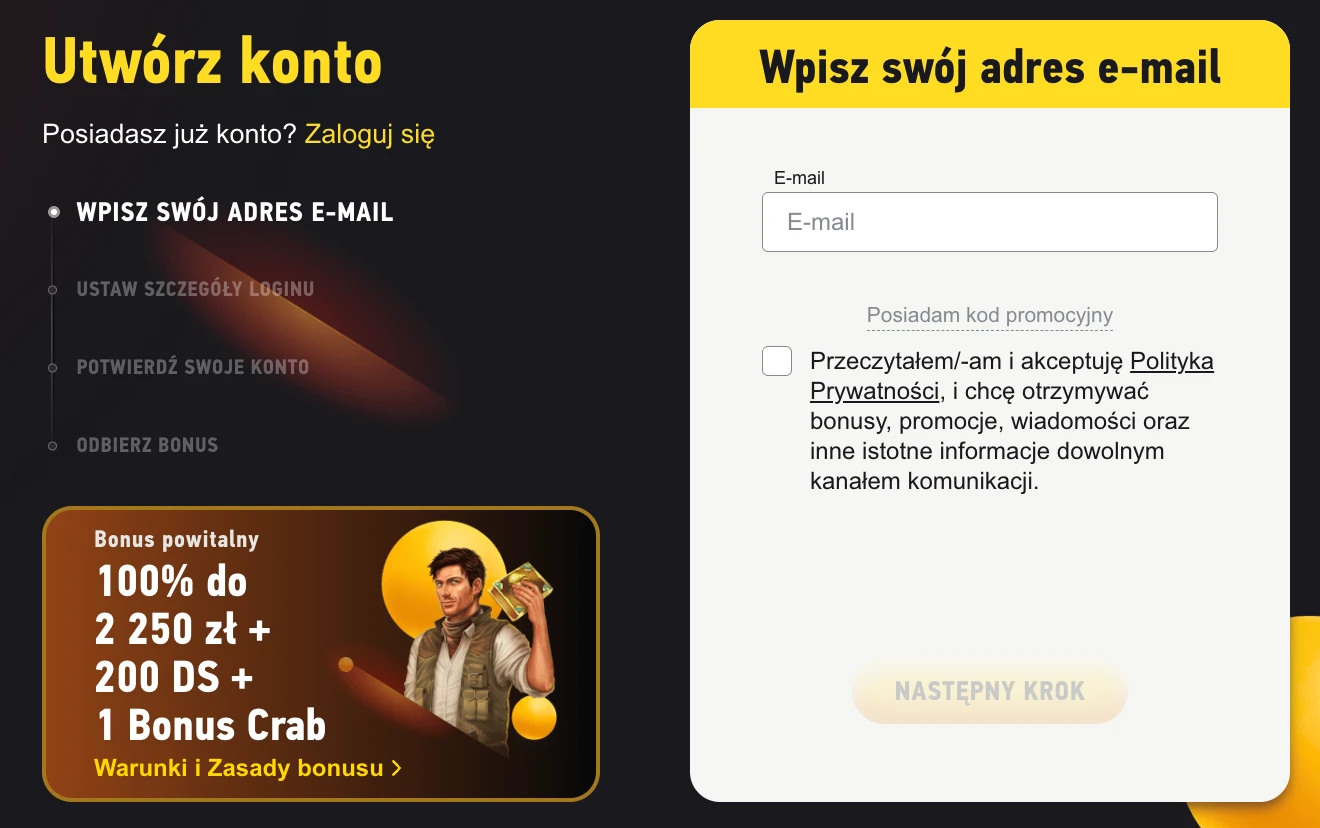 Interfejs mobilny Fezbet Casino